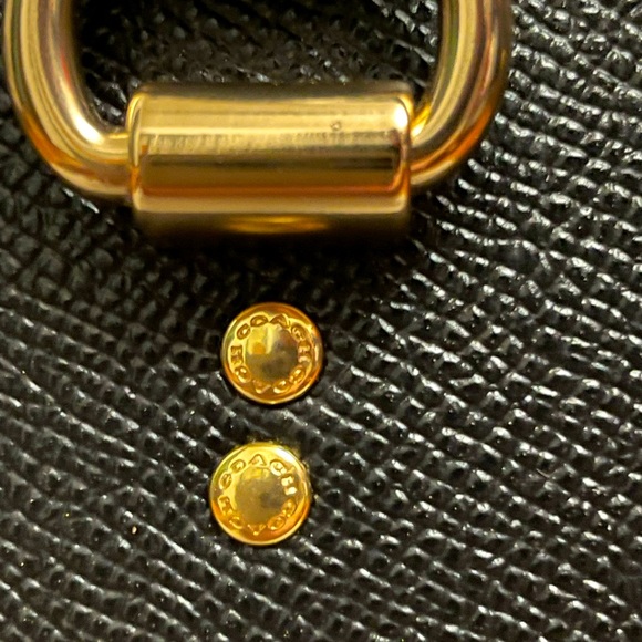 Beautiful Black and Gold Coach Bag Crossbody - Picture 5 of 11